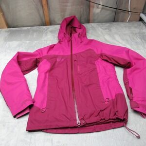 Jack Wolfskin Jacket Women Medium Pink Waterproof Insulated Winter Ski Snowboard